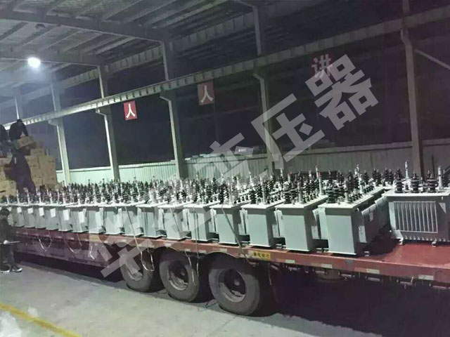 宿迁非晶合金变压器发货现场